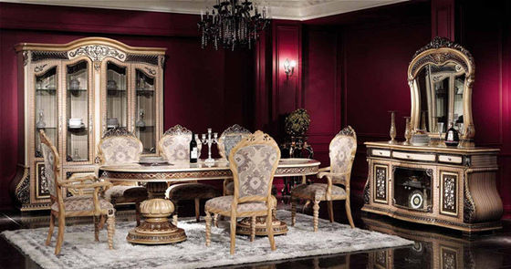 Mesa de jantar real 6 Seater do carvalho
