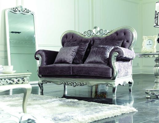Luxury Classic Home Furniture Antique Hand Carved Solid Wood Sofa Set ISO14001