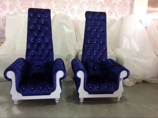parte traseira alta Sofa Wedding Beauty Salon Furniture do rei Royal Throne Chair de 80*75*182cm