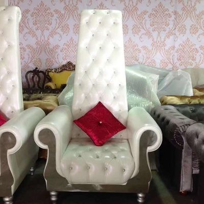 parte traseira alta Sofa Wedding Beauty Salon Furniture do rei Royal Throne Chair de 80*75*182cm