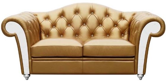Sala de couro luxuosa clara moderna de Sofa Comfortable Soft For Living do Recliner do GV do cinza