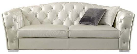 Sala de couro luxuosa clara moderna de Sofa Comfortable Soft For Living do Recliner do GV do cinza