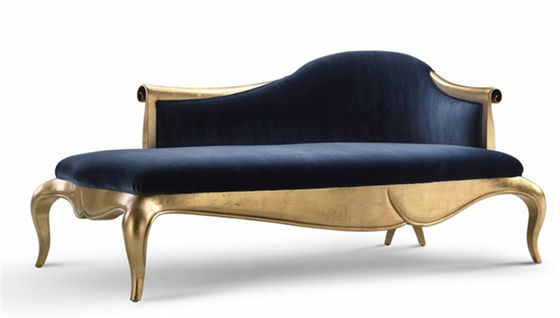 O estilo italiano Chaise Lounge Solid Wood Hand luxuosa cinzelou o Chaise 1865*820*840mm