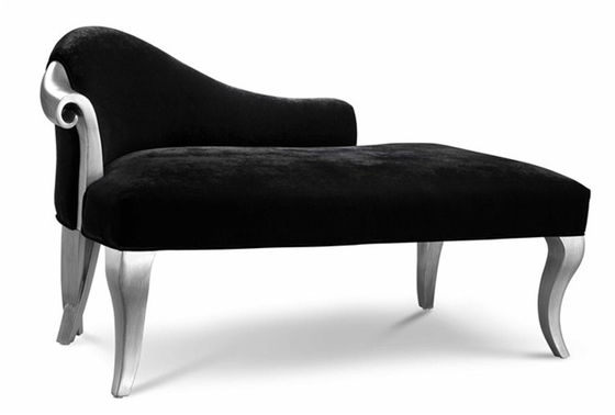 O estilo italiano Chaise Lounge Solid Wood Hand luxuosa cinzelou o Chaise 1865*820*840mm