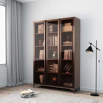 Library Antique Office Bookcase Melamine Wood Furniture Book Shelves With Study Table