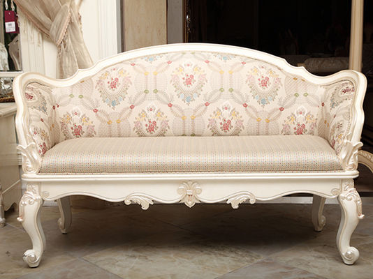 Velvet Fabric Fireproof Cotton Royal Wooden Luxury Sofa For Small Living Room 45kg/Cbm