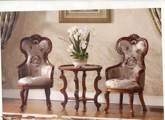 Cadeiras de madeira da poltrona de Azure Europe Modern Classic Leisure do carvão vegetal de Klein com braços