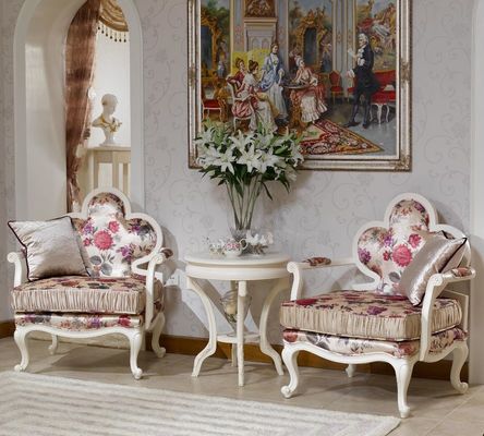 Poltrona de linho de veludo do lazer de Champagne Modern Living Room Chair do Chenille do ODM